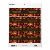 Coffebeans Recept/Goodies Label (Full Sheet)