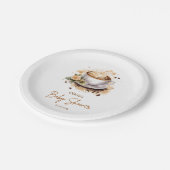 Coffee A Baby is Brewing Baby Shower Papieren Bordje (Gekanteld)