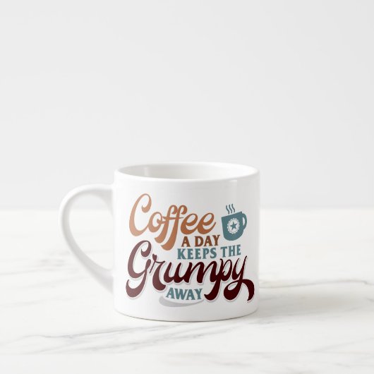 Coffee a Day for Coffee Lover Gift Espresso Kop (Links)