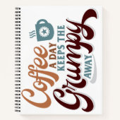 Coffee a Day for Coffee Lover Gift  Notitieboek (Voorkant)