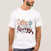 Coffee a Day for Coffee Lover Gift  T-shirt (Voorkant)