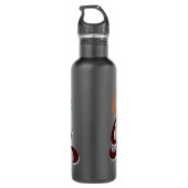 Coffee a Day for Coffee Lover Gift  Waterfles (Achterkant)