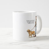 Coffee & a Golden Start the Day Right Grote Koffiekop (Voorkant rechts)