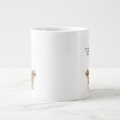 Coffee & a Golden Start the Day Right Grote Koffiekop (Voorkant)