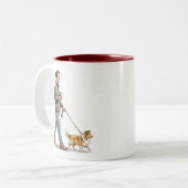 Coffee & a Sable Sheltie Make Today Better Tweekleurige Koffiemok (Voorkant links)