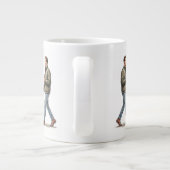 Coffee & a Sheltie Start the Day Right Grote Koffiekop (Achterkant)