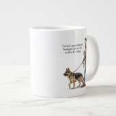 Coffee & a Shepherd Start the Day Right Grote Koffiekop (Voorkant rechts)