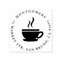 Coffee | Aangepaste familienaam & Rond Terugkeerad