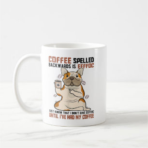 COFFEE Achterkant van de EFFOC Pitbull Drinkin Koffiemok