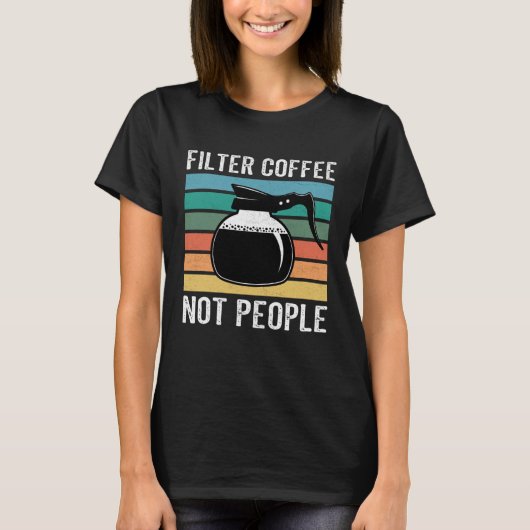 coffee addict caffeine coffeeholic coffee pun t-shirt (Voorkant)