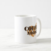 Coffee Addict Coffee Mok (Voorkant rechts)