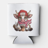 Coffee Addict Cow Blikjeskoeler (Voorkant)