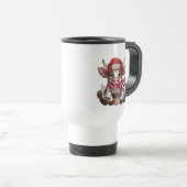 Coffee Addict Cow Reisbeker (Voorkant rechts)