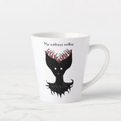 Coffee Addict Creepy Demon Latte Mok (Rechts)