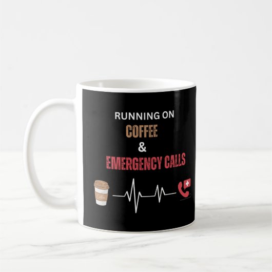 Coffee Addict First Responder EMT Paramedic Koffiemok (Links)