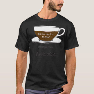 Coffee Addict Ristretto zonder achtergrond T-shirt
