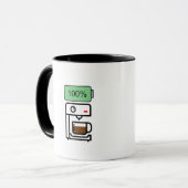 Coffee addiction design mok (Voorkant links)
