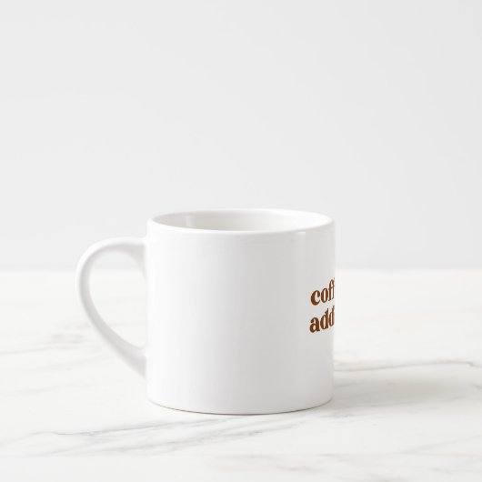 Coffee addicts mug espresso kop (Links)