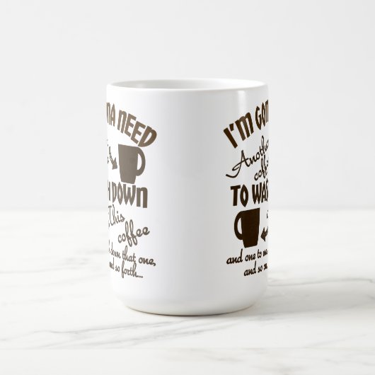 Coffee Allegiance Comical Caffeine Typografie Koffiemok (Center)