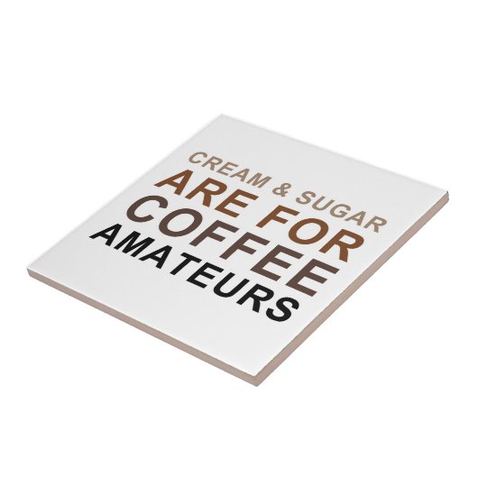 Coffee Amateurs - Joke Tegeltje (Zijkant)