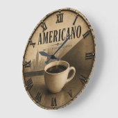 Coffee Americano Vintage Grote Klok (Hoek)