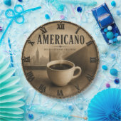Coffee Americano Vintage Papieren Bordje (Feest)