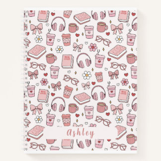 Coffee and Book Lover Spiral Notitieboek