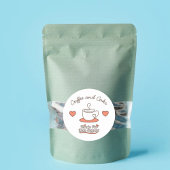 Coffee and Cake  Ronde Sticker