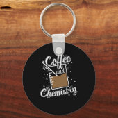 Coffee and Chemistry Messbecher im Labor Sleutelhanger (Voorkant)