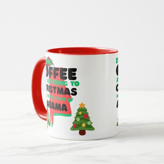 Coffee and Christmas Music in Alabama  Mok (Voorkant links)