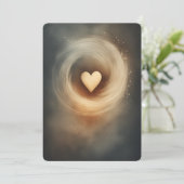 Coffee and cream lover heart design bedankkaart (Staand voorkant)