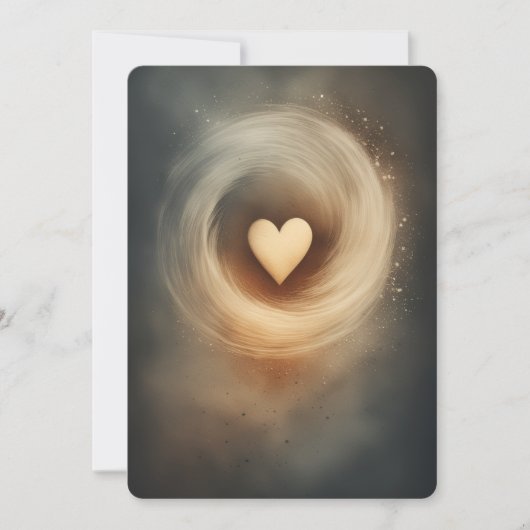 Coffee and cream lover heart design bedankkaart (Voorkant)