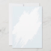 Coffee and Croissants Bridal Shower Kaart (Achterkant)