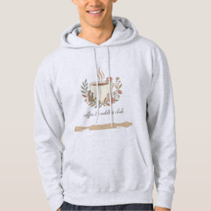Coffee and Cuddles Club Minimalist Mama Design Hoodie