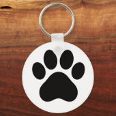 Coffee and Dog Lover Quote Minimal Design Sleutelhanger (Achterkant)