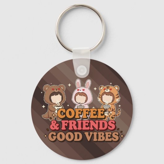 Coffee and Friends Sleutelhanger (Achterkant)