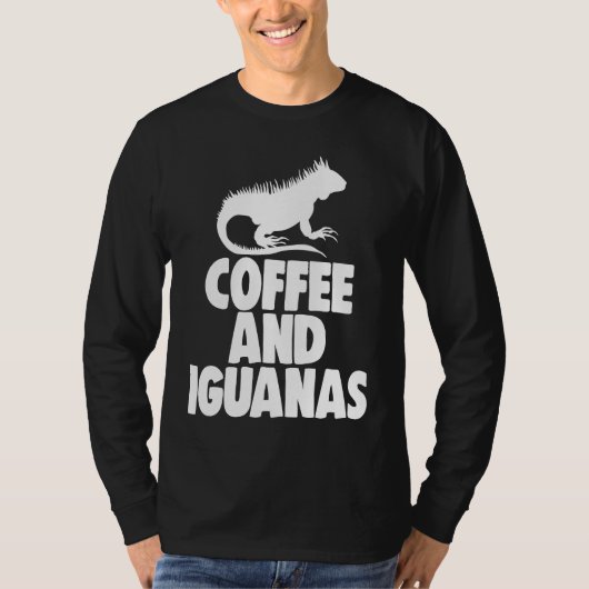 Coffee And Iguanas  Women Animal T-shirt (Voorkant)