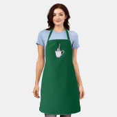 Coffee Apron Schort (Gedragen)