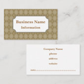 Coffee Argyle Visitekaartje (Voorkant / Achterkant)