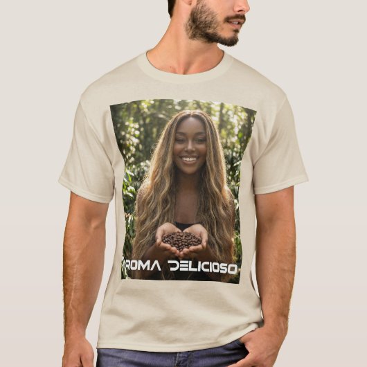 COFFEE - AROMA DELICIOSO T-SHIRT (Voorkant)