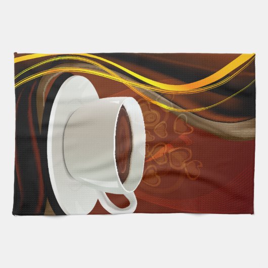 Coffee Art Cafe Theedoek (Horizontaal)