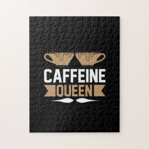 Coffee Art Caffeine Queen Legpuzzel
