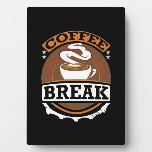 Coffee Art Coffee Break Fotoplaat (voorkant)