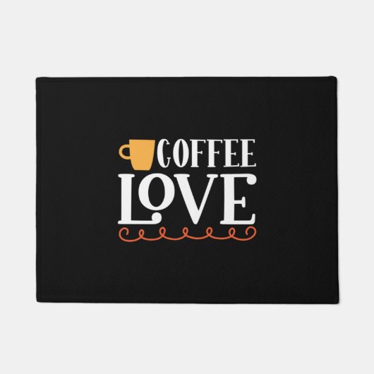 Coffee Art Coffee Love Deurmat (Voorkant)