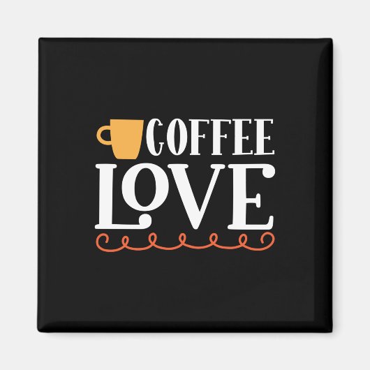 Coffee Art Coffee Love Magneet (Voorkant)