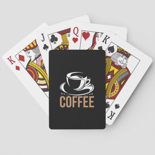 Coffee Art Coffee Pokerkaarten (Achterkant)