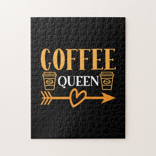 Coffee Art Coffee Queen Legpuzzel (Verticaal)