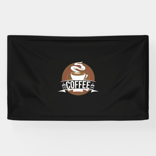 Coffee Art Coffee Spandoek (Horizontaal)