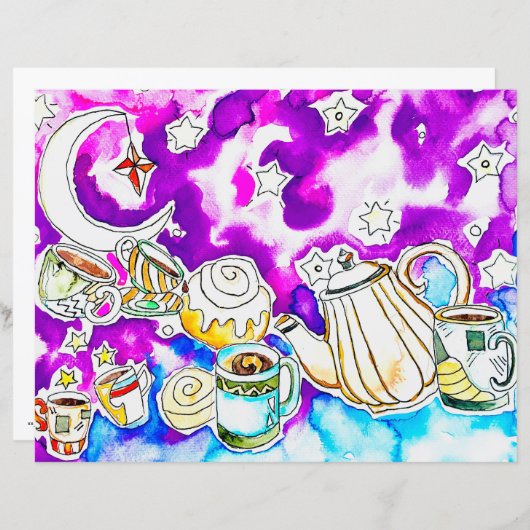 coffee art print (Voorkant / Achterkant)