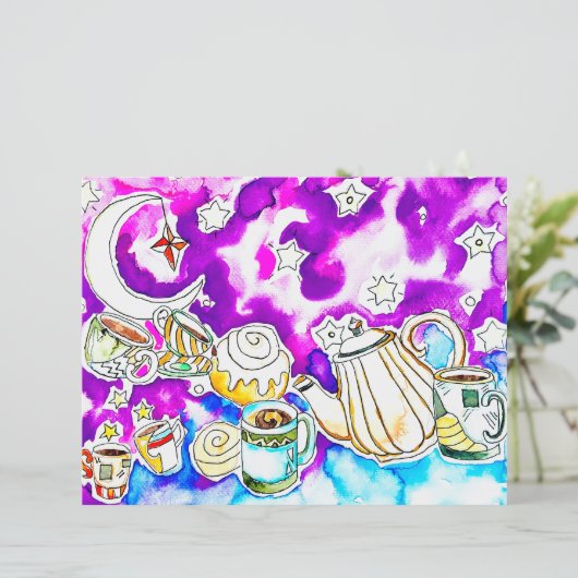 coffee art print (Staand voorkant)